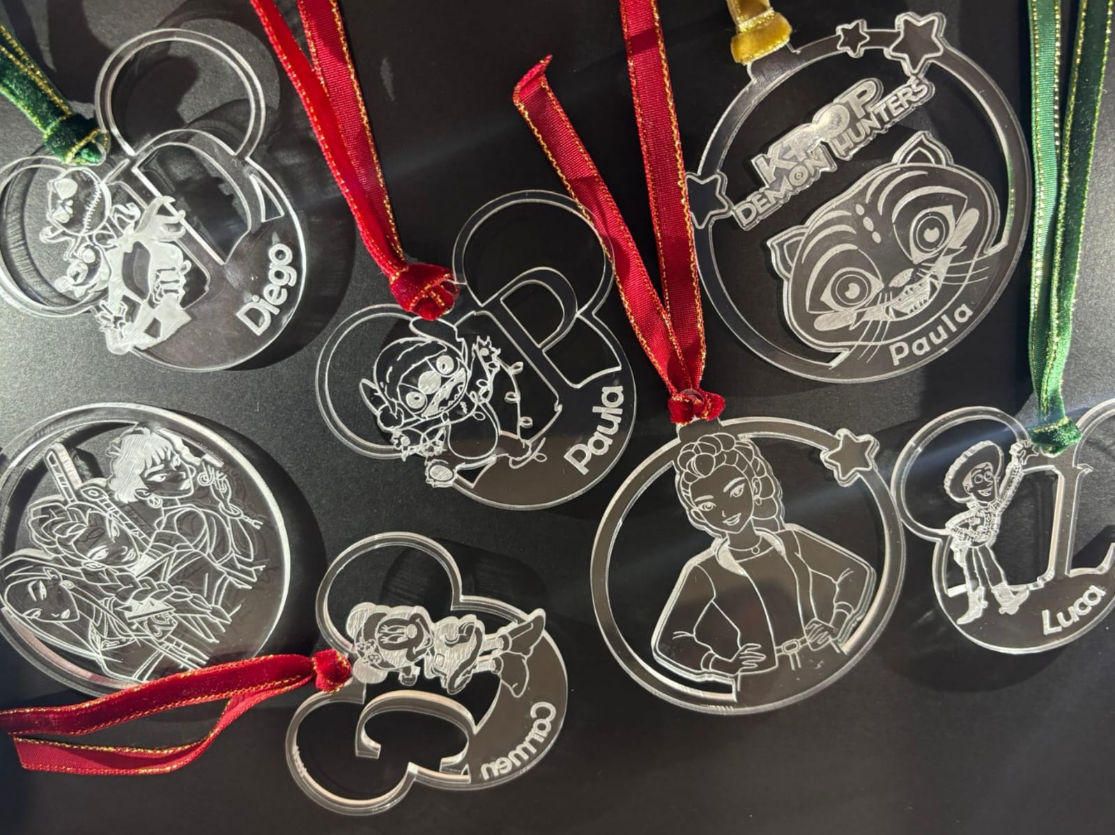 Bolas de Navidad Personalizadas (Metacrilato)